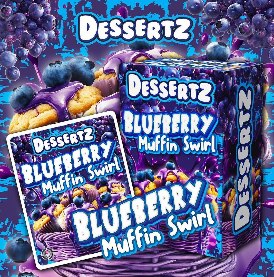 Dessertz Blueberry Muffin Swirl Strain Dessertz Blueberry Muffin Swirl Strain