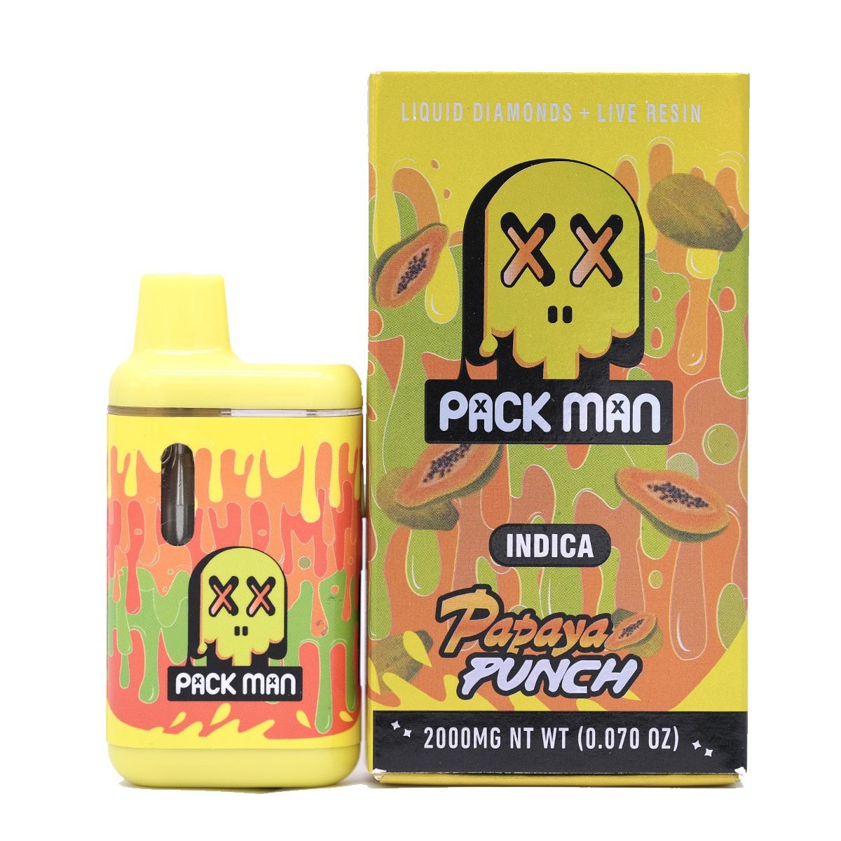 Pack Man Papaya Punch 2000mg Pack Man Papaya Punch 2000mg