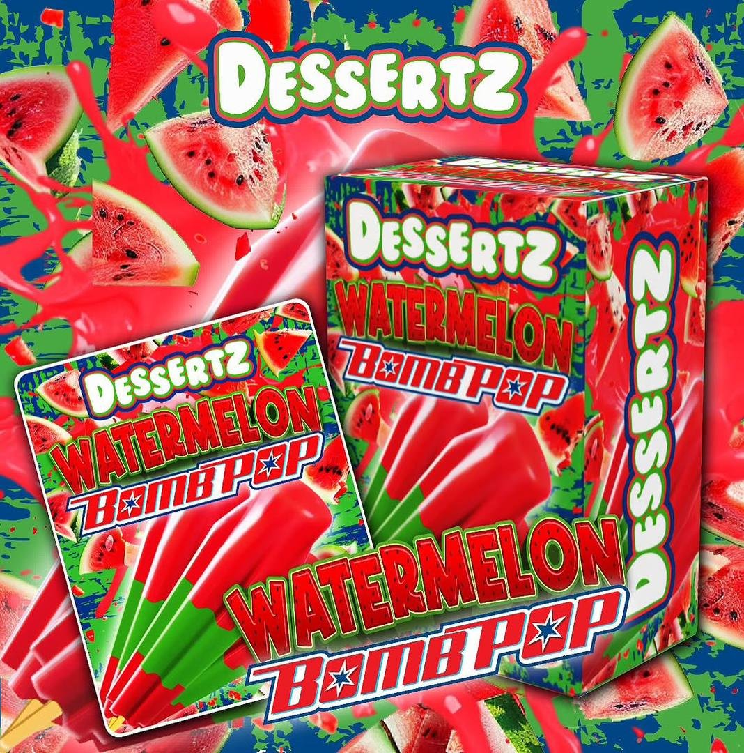Dessertz Watermelon Bombpop strain Dessertz Watermelon Bombpop strain